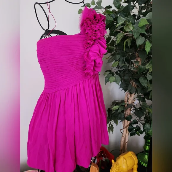 strapless open back dress ROBERT RODRIGUEZ Purple and Black Printed Silk and Lace Trim Tank Dres   The Untitled Boutique